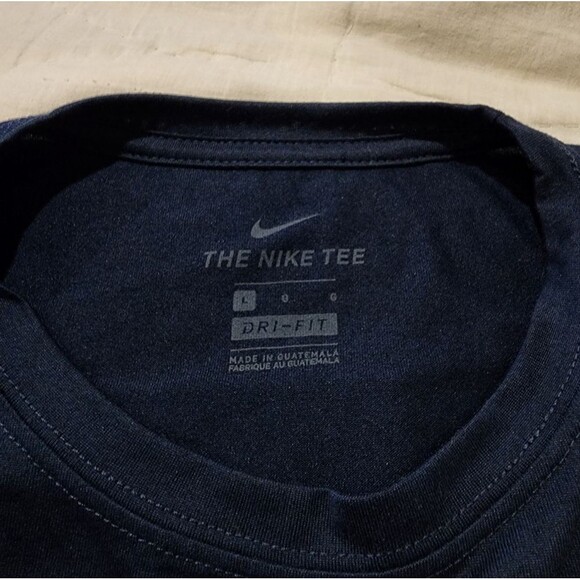 Nike - New England Patriots Navy Blue T-Shirt - Size L - Picture 3 of 3